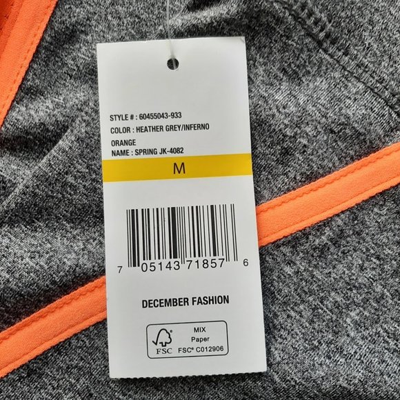 SOLD! Energie Jr Slimming Heather/Orange Legging M - Picture 8 of 11